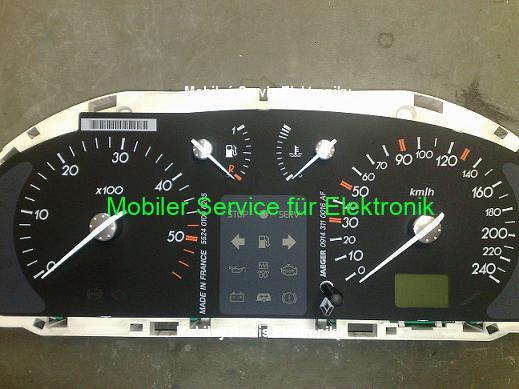 Reparatur des Kombiinstruments - Renault Megane