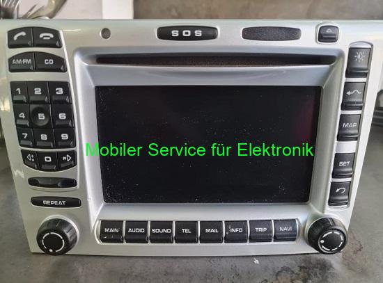 Reparatur des Porsche PCM 2.1 Navigationssystems