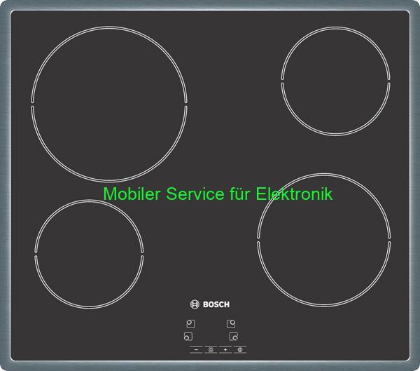 Reparatur von Elektronikgeräten für Glaskeramikkochfelder - BOSCH