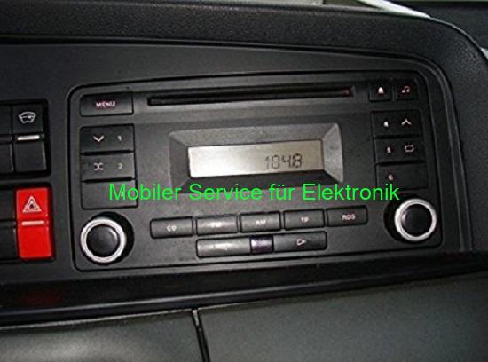 Reparatur eines MAN Basicline-Radios