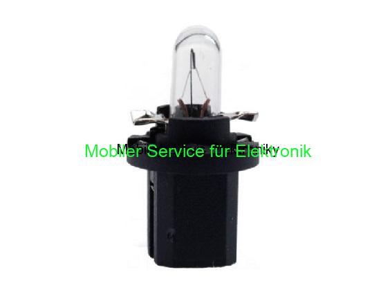 Autožiarovka 12V 1,2W čierne púzdro