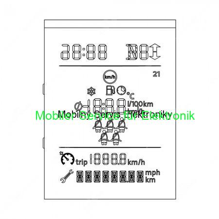VW T5 Caravelle LCD Displej