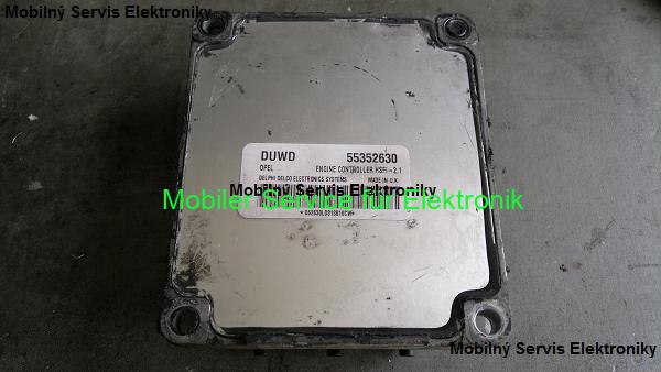 Oprava ECU motora DJTU 09353479
