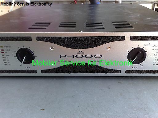 Oprava Zosilňovača Omnitronic P-1000