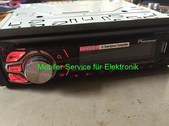 Oprava DEH-1600UB autorádio CD, MP3, USB, tuner
