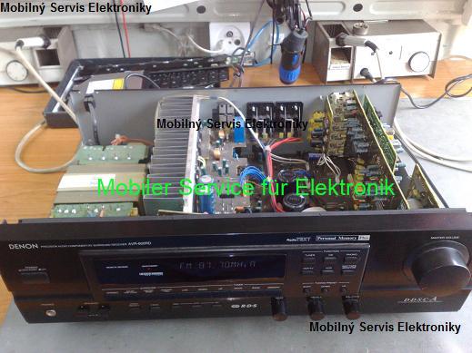 Oprava HiFi receiver DENON