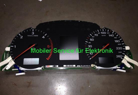 Audi A4 - Reparatur der Instrumententafel