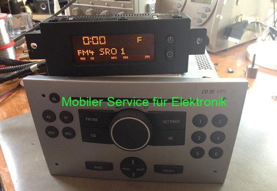 Oprava OPEL CD30 mp3 radio