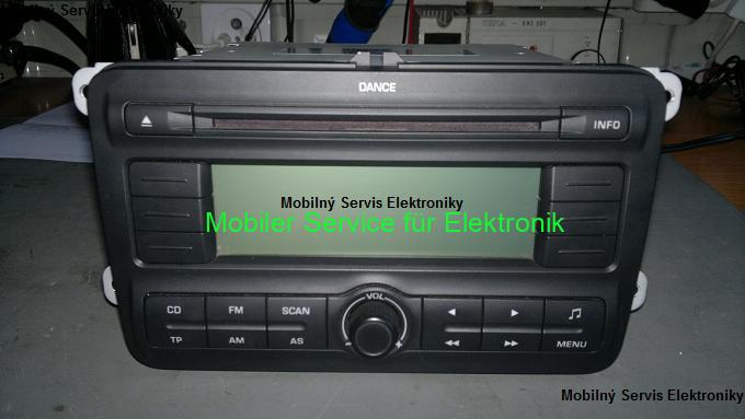Oprava 2 DIN Radio DANCE