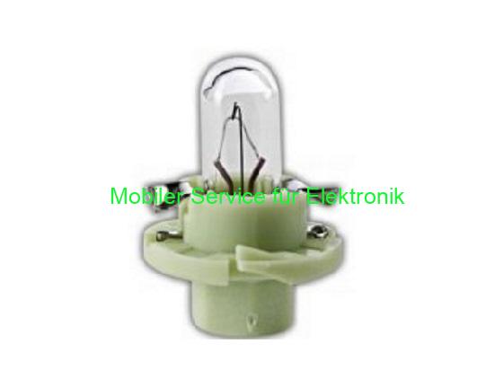 12 V Autobirne 2 W – hellgrüne Fassung