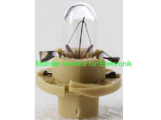 12 V Autobirne 1,8 W – cremefarbene Fassung