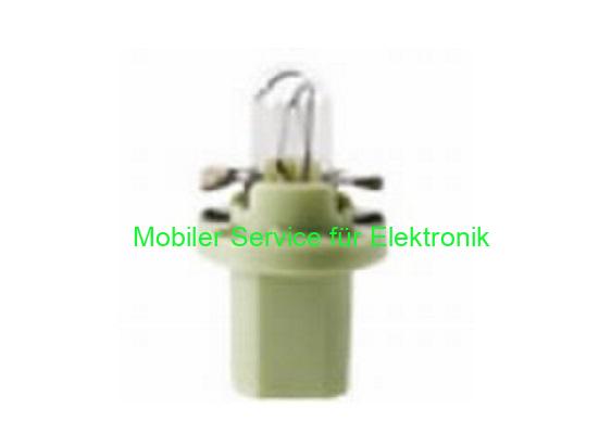 12 V Autobirne 2 W – hellgrüne Fassung