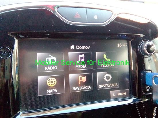 Renault Clio IV - Oprava Media NAV