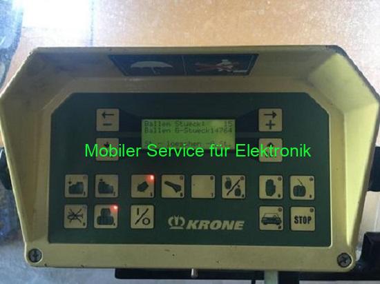 Krone Combipack 1250 - Diagnostika jednotky