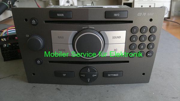 Oprava CD,MP3,DVD OPEL CD 70 NAVI