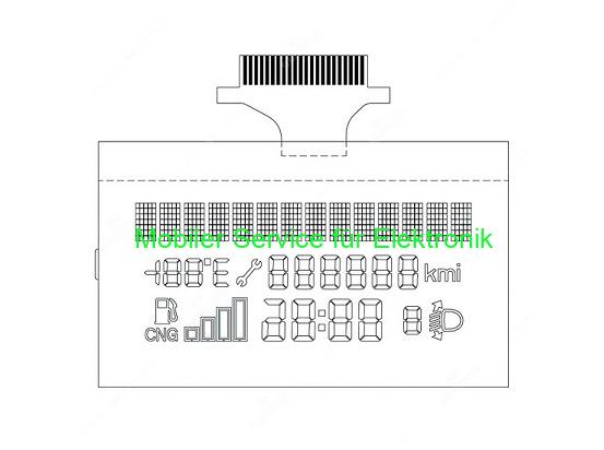 Fiat Grande Punto LCD Displej