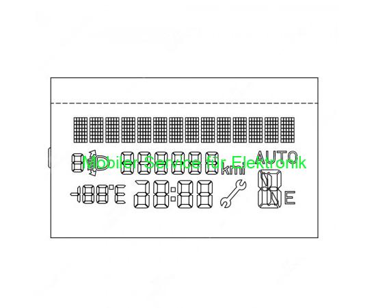 LCD Displej do prístrojovky Citroen NEMO