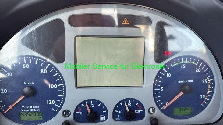 Reparatur eines weißen Bildschirmsj - Stralis 450